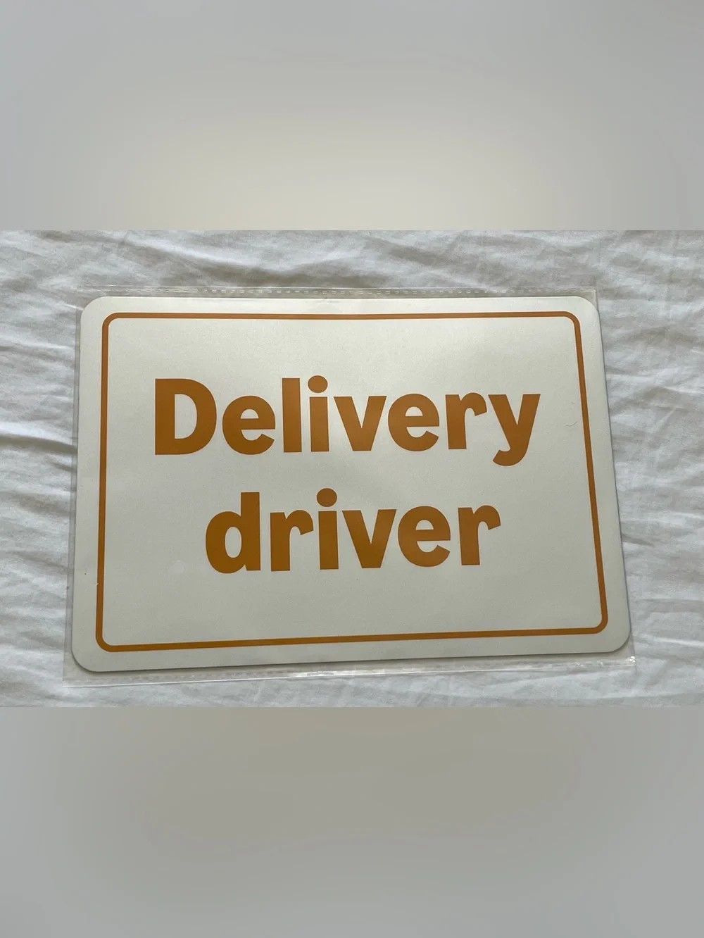 Delivery Driver Magnet Sign NWOT